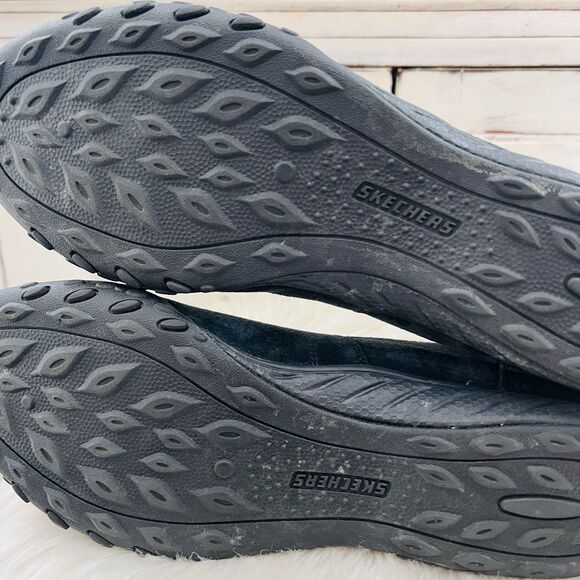 Skechers Air Cooled Memory Foam Relaxed Fit Blue Suede Leather Loafers - Size 11 - Picture 6 of 8